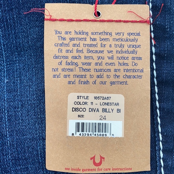 Y2k Low-waisted slim-fit Jeans with Gem Detailing - Picture 9 of 9